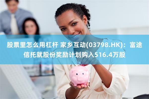 股票里怎么用杠杆 家乡互动(03798.HK)：富途信托就股份奖励计划购入516.4万股