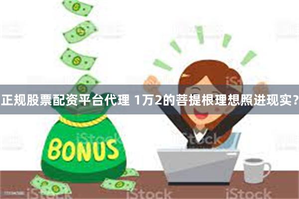 正规股票配资平台代理 1万2的菩提根理想照进现实？