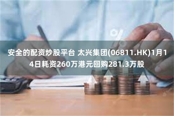 安全的配资炒股平台 太兴集团(06811.HK)1月14日耗资260万港元回购281.3万股